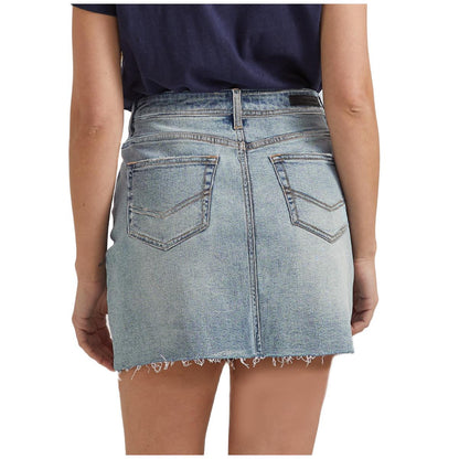 Bettina Liano Women's Denim Skirt Mid Wash