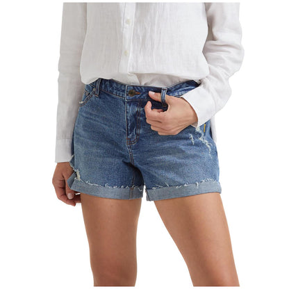 Bettina Liano Women's Denim Short Dark Blue