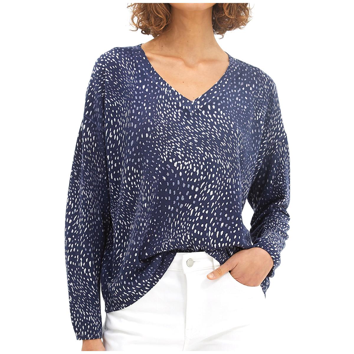 Bettina Liano Women's Printed Sweater Mini Spot