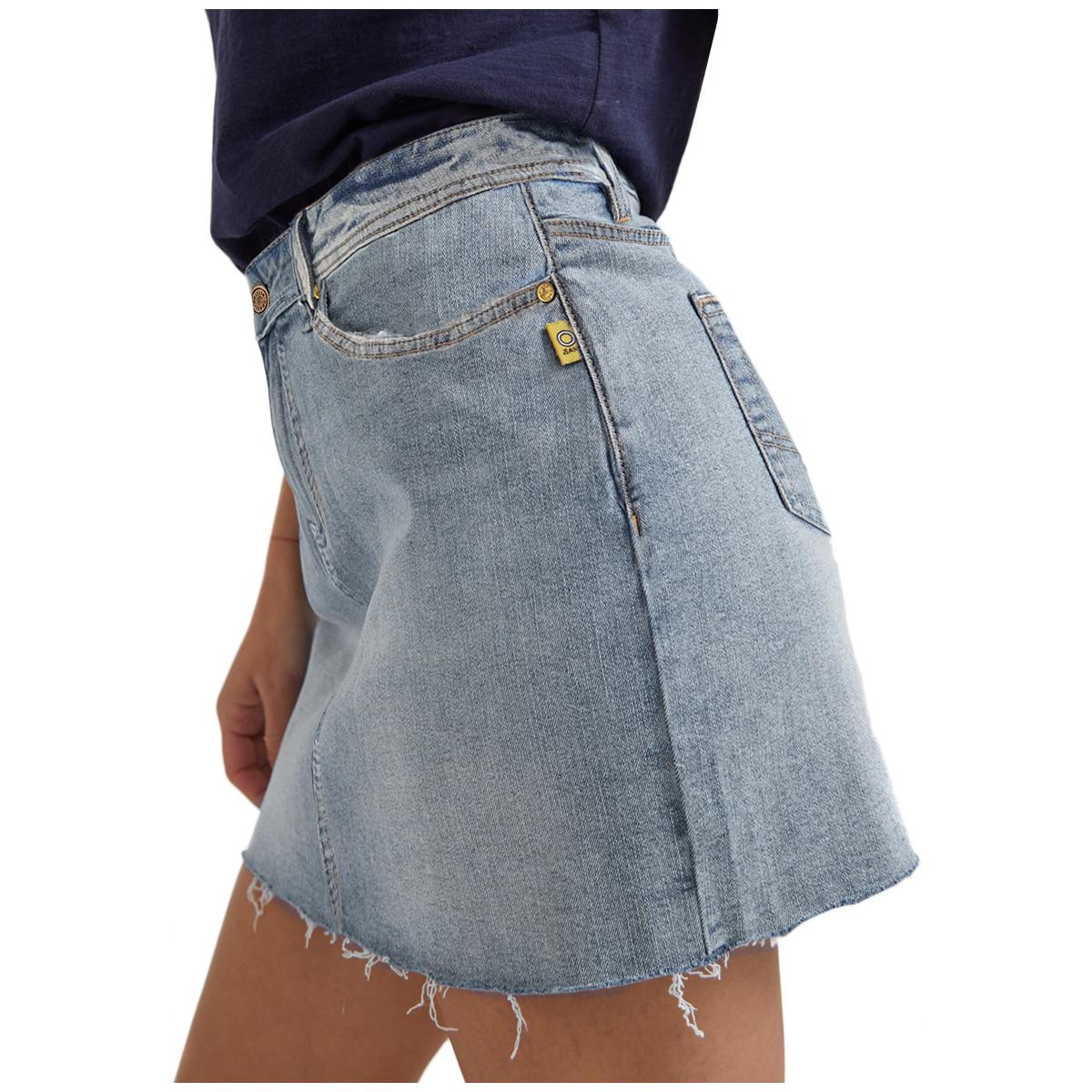 Bettina Liano Women's Denim Skirt Mid Wash