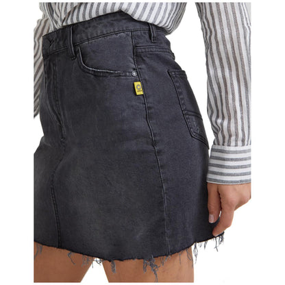 Bettina Liano Women's Denim Skirt Black