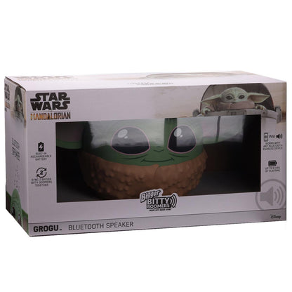 Bigger Bitty Boomers 8 Inch Bluetooth Speaker Star Wars: The Mandalorian Grogu BB-BITTY8GROGU