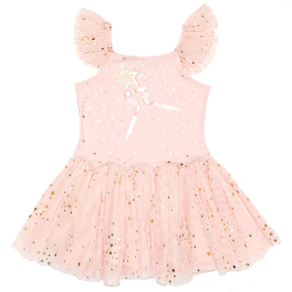 Biscotti Girls' Dress Palm Tree