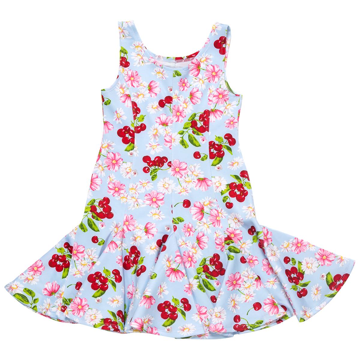 Biscotti Girls' Dress Palm Tree