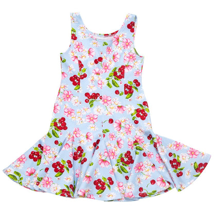 Biscotti Girls' Dress Palm Tree