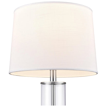 Bridgeport Designs Glass Column Table Lamp 2 Pack