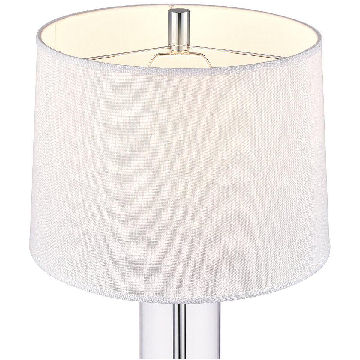 Bridgeport Designs Glass Column Table Lamp 2 Pack