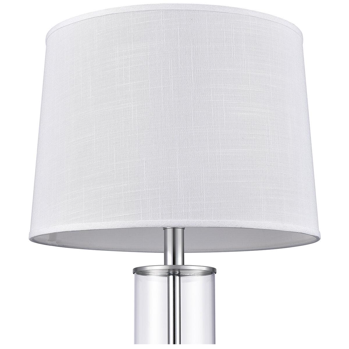 Bridgeport Designs Glass Column Table Lamp 2 Pack