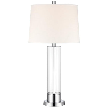 Bridgeport Designs Glass Column Table Lamp 2 Pack