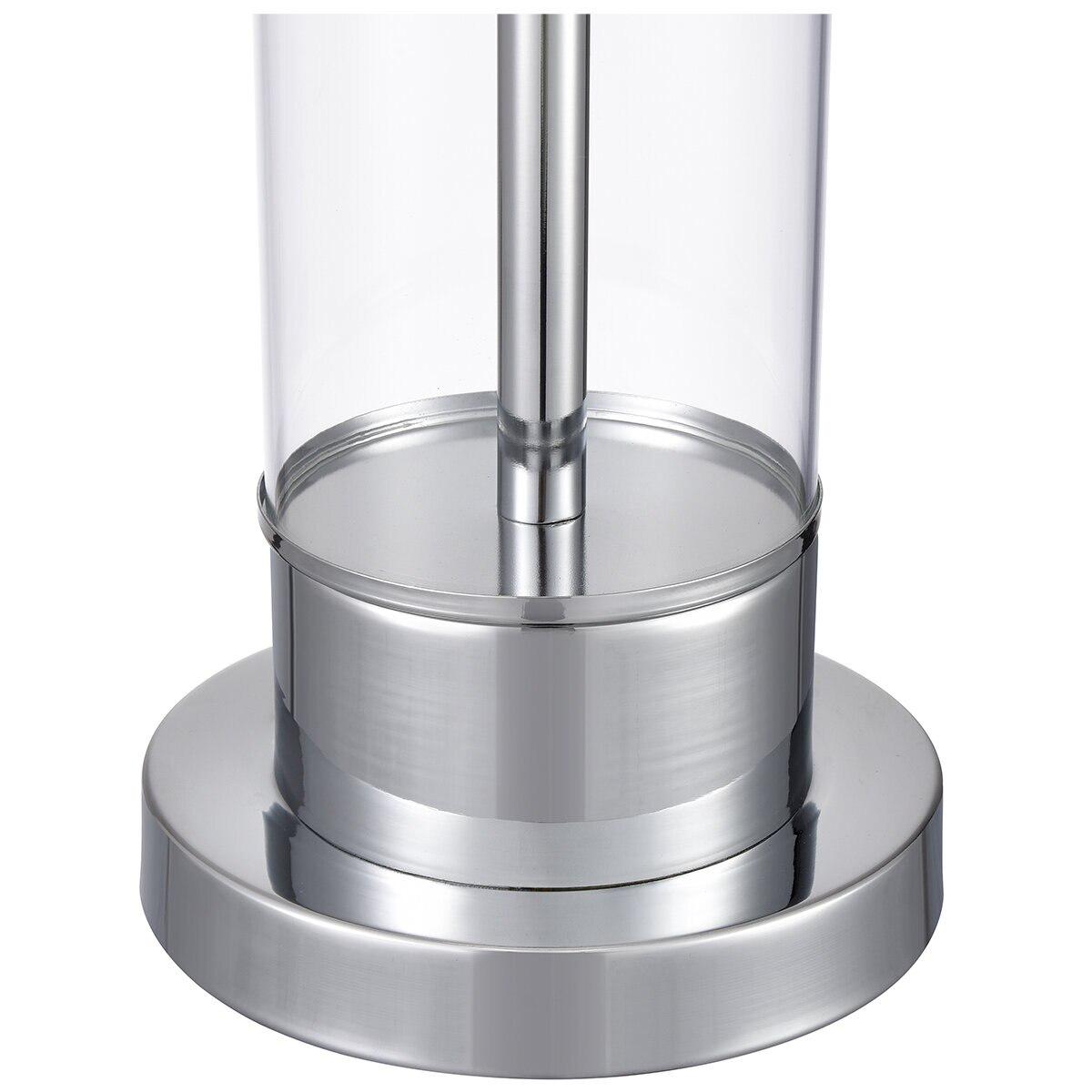 Bridgeport Designs Glass Column Table Lamp 2 Pack