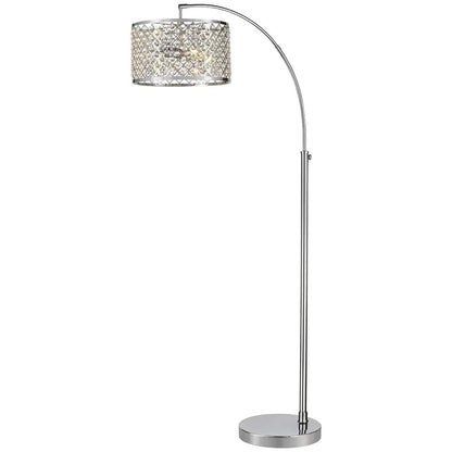 Bridgeport Designs TMI Gisele Crystal Arc Floor Lamp