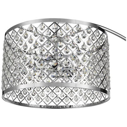 Bridgeport Designs TMI Gisele Crystal Arc Floor Lamp