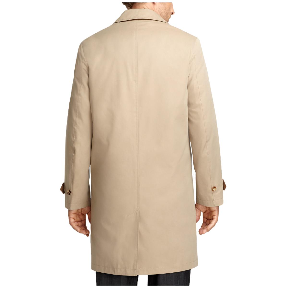 Brooks Brothers Men's Trench Coat Khaki