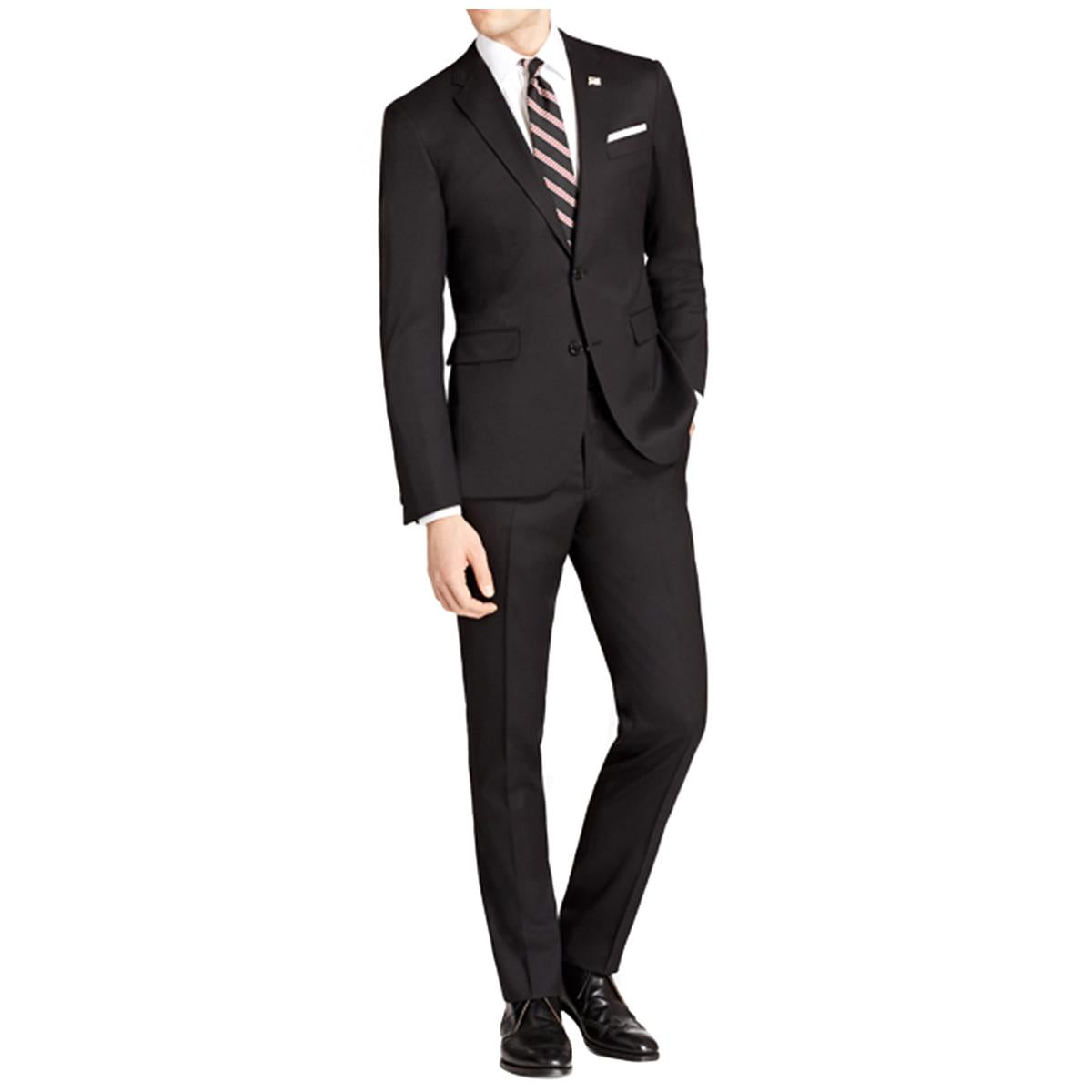 Brooks Brothers Men's Milano Fit Suit Set Black