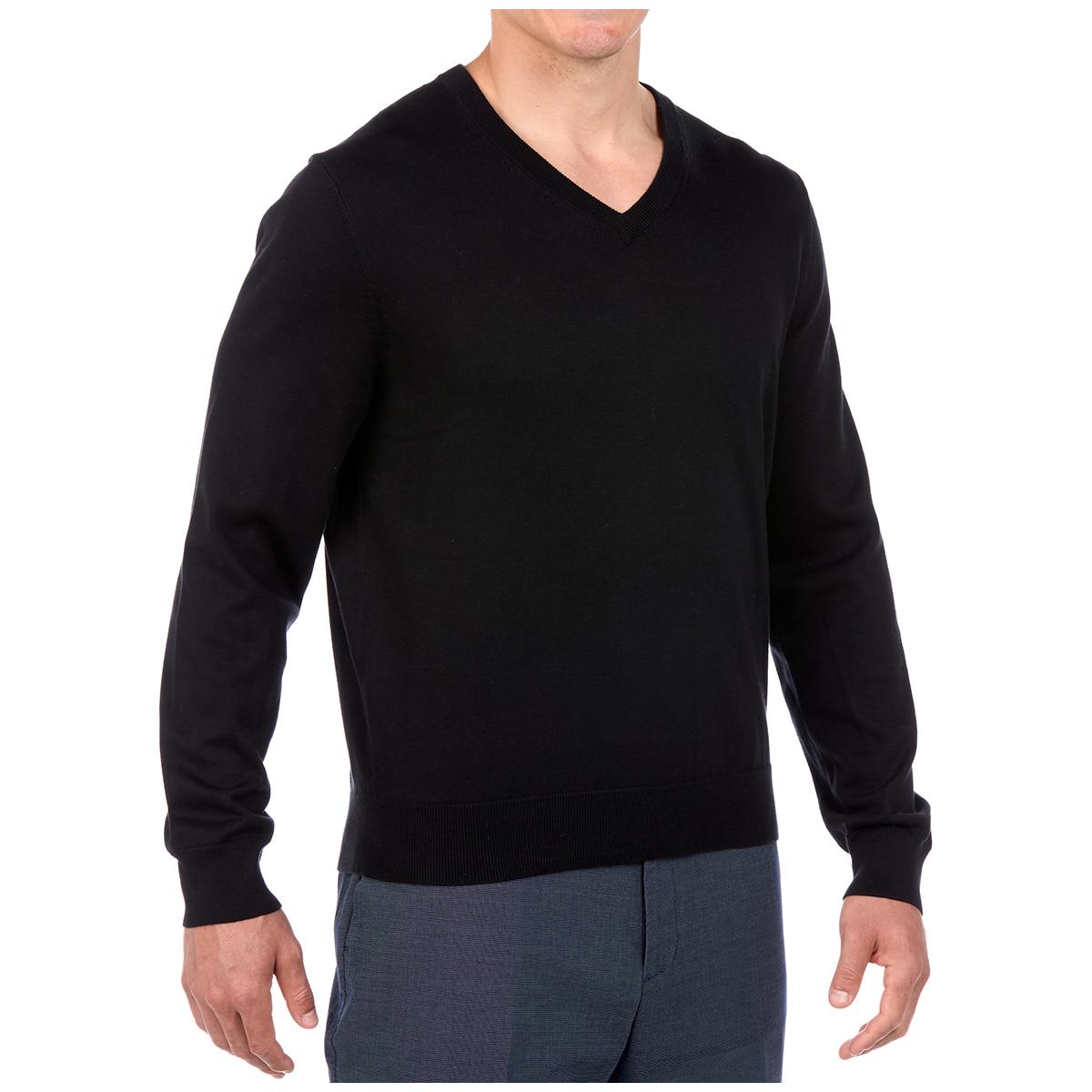 Brooks Brothers Men's Merino Sweater Black