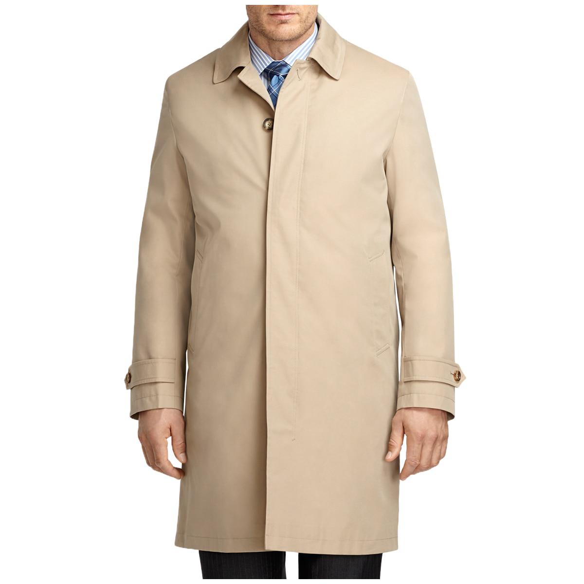 Brooks Brothers Men's Trench Coat Khaki