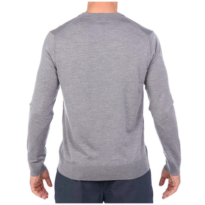 Brooks Brothers Men's Merino Sweater Grey V-Neck
