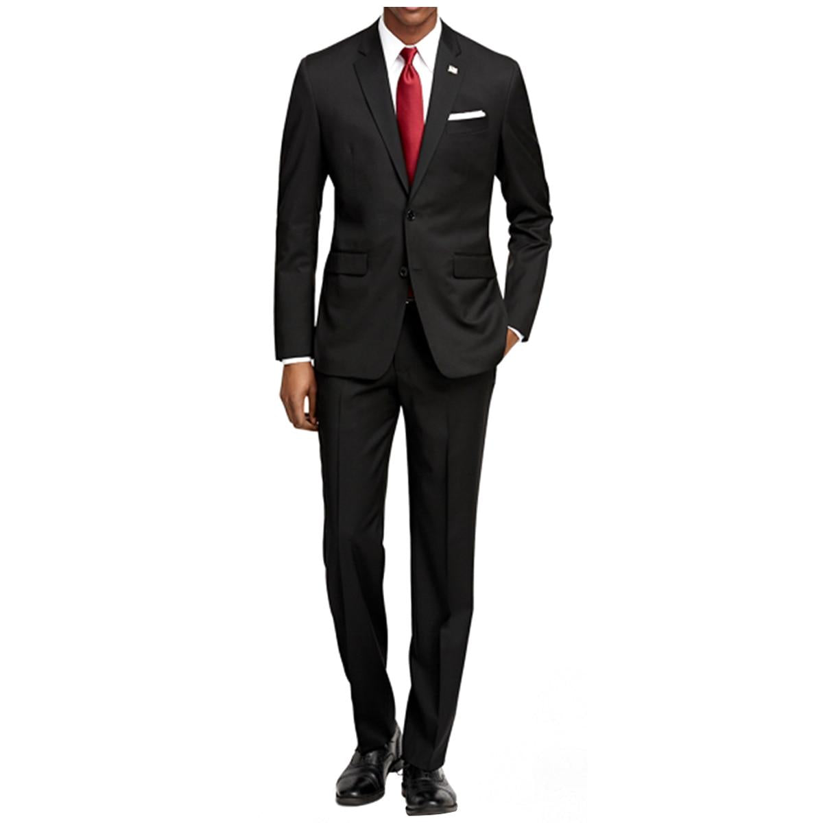 Brooks Brothers Men's Milano Fit Suit Set Black