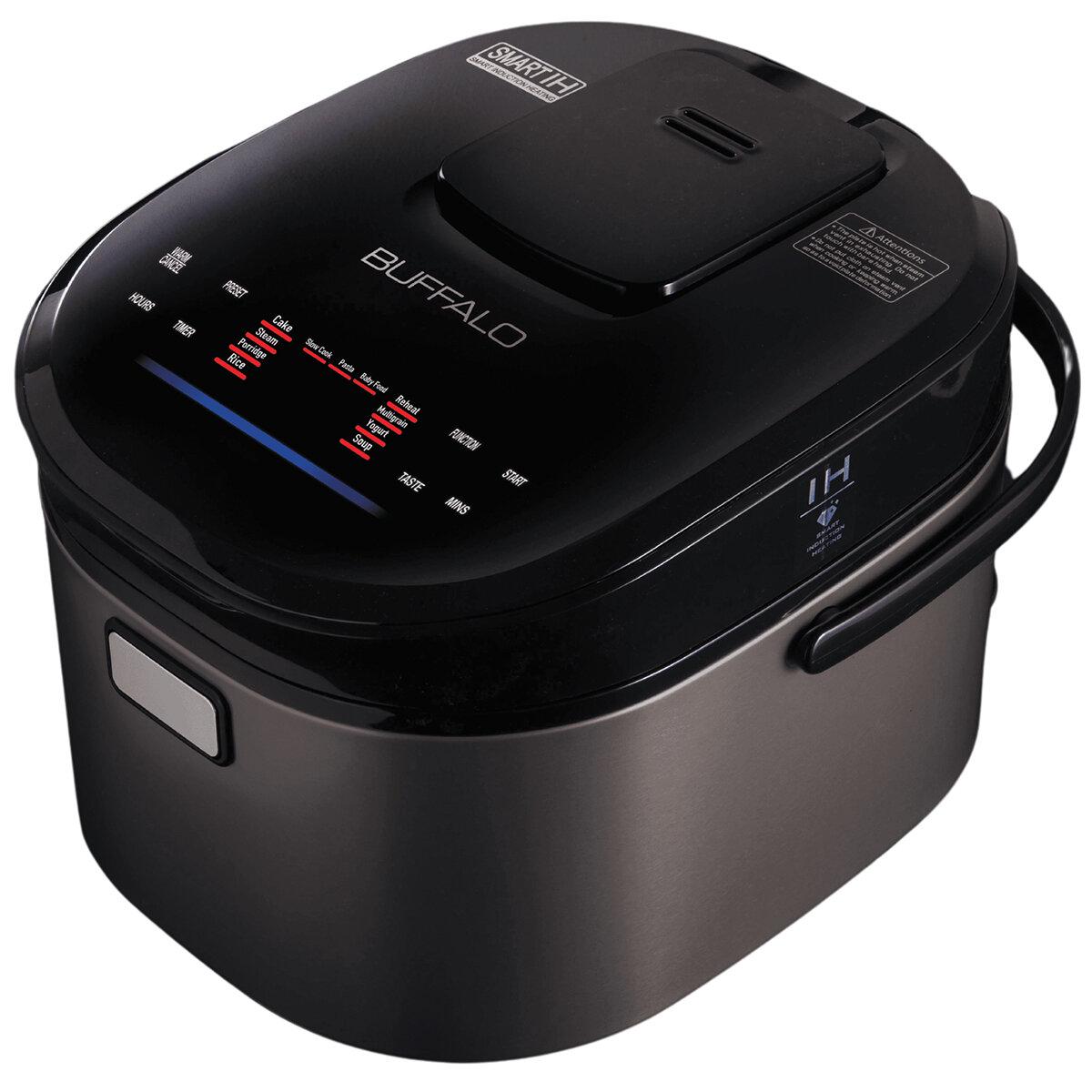 Buffalo IH 10 Cups Stainless Steel Smart Cooker BlackRose Gold BUFF-KW79