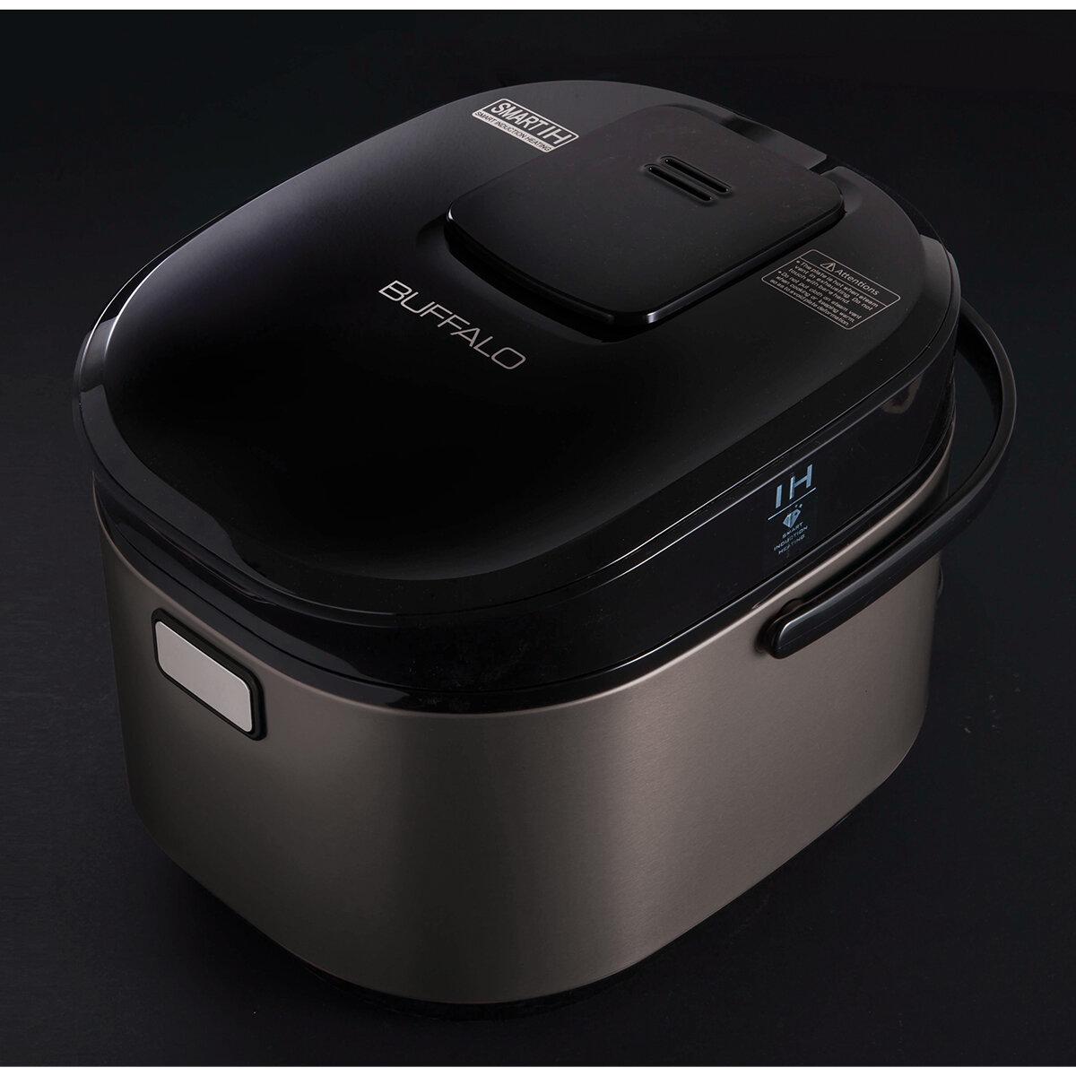 Buffalo IH 10 Cups Stainless Steel Smart Cooker BlackRose Gold BUFF-KW79