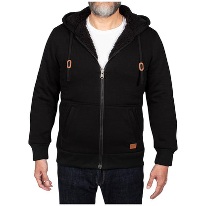 Buffalo Men's Sherpa Lined Hoodie Black