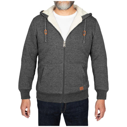 Buffalo Men's Sherpa Lined Hoodie Black