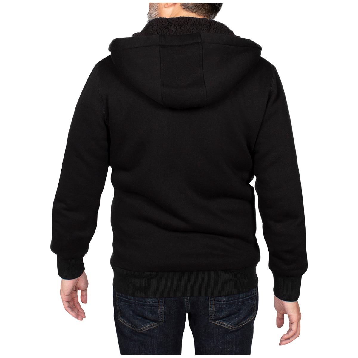 Buffalo Men's Sherpa Lined Hoodie Black