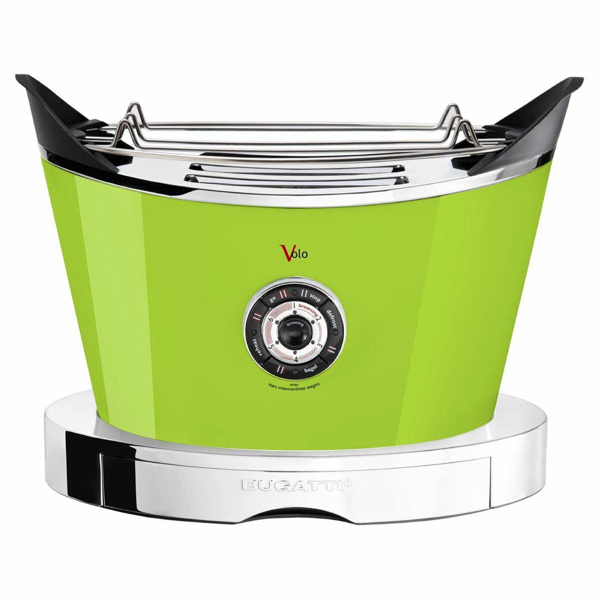 Bugatti Italy 2 Slice Volo Toaster Green
