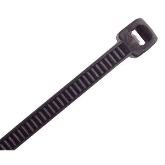 CABAC 200 x 4.8mm UV Nylon Black Cable Tie - 1000 Piece CT200BK 1000