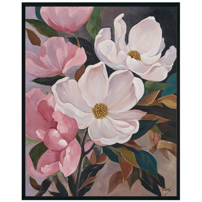 CAFE LIGHTING and LIVING Magnolia Canvas Painting