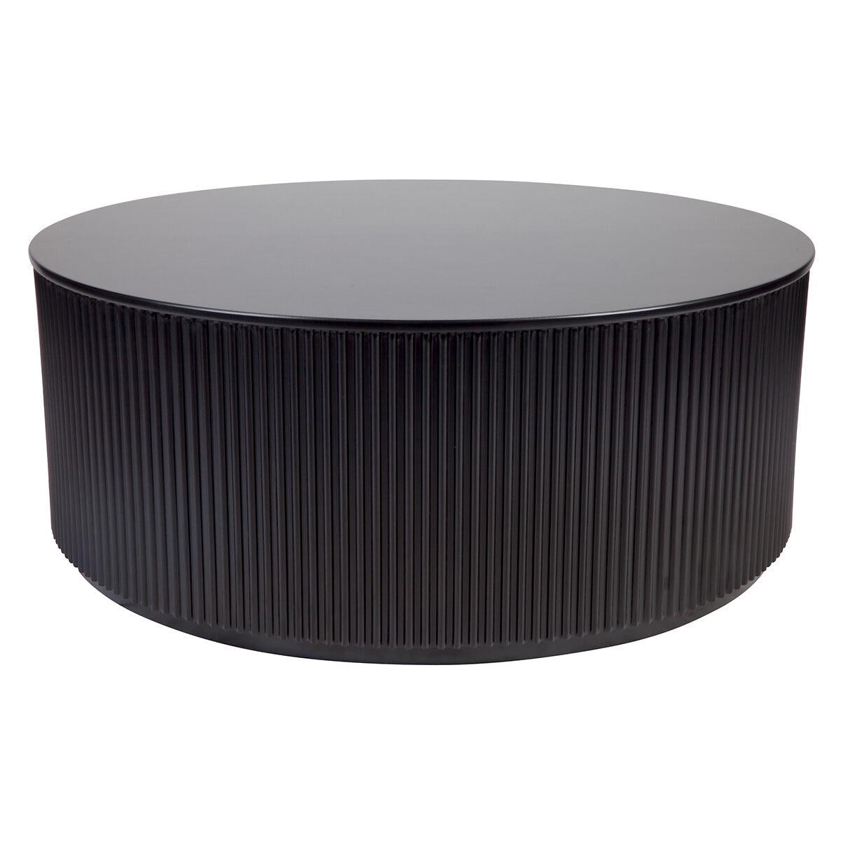 CAFE LIGHTING and LIVING Nomad Round Coffee Table Black