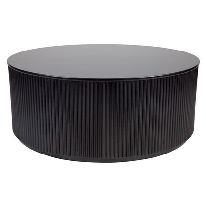 CAFE LIGHTING and LIVING Nomad Round Coffee Table Black