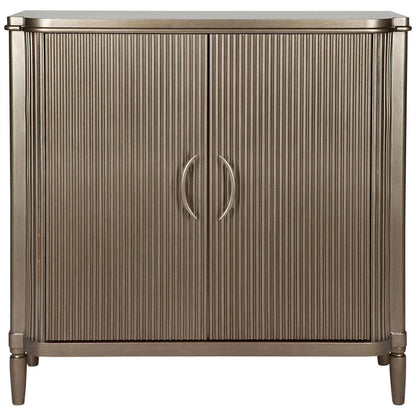 CAFE LIGHTING and LIVING Arielle Bar Cabinet Antique Gold