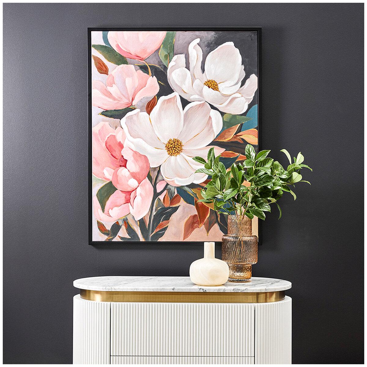 CAFE LIGHTING and LIVING Magnolia Canvas Painting