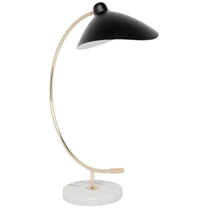 CAFE LIGHTING and LIVING Seville Table Lamp Gold/White