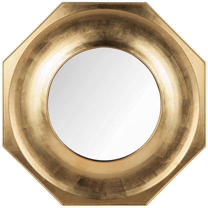 CAFE LIGHTING and LIVING Zander Hexagonal Mirror Gold