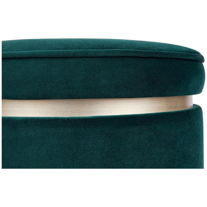 CAFE LIGHTING and LIVING Totti Storage Stool Forest Green