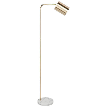 CAFE LIGHTING and LIVING Snapper Floor Lamp Gold Marble