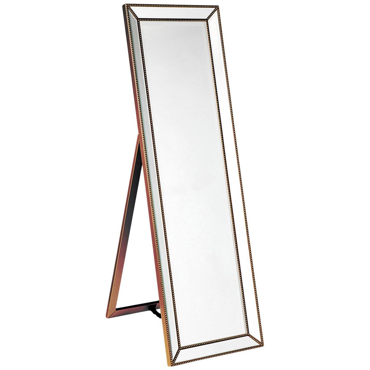 CAFE LIGHTING and LIVING Zeta Cheval Mirror Antique Gold