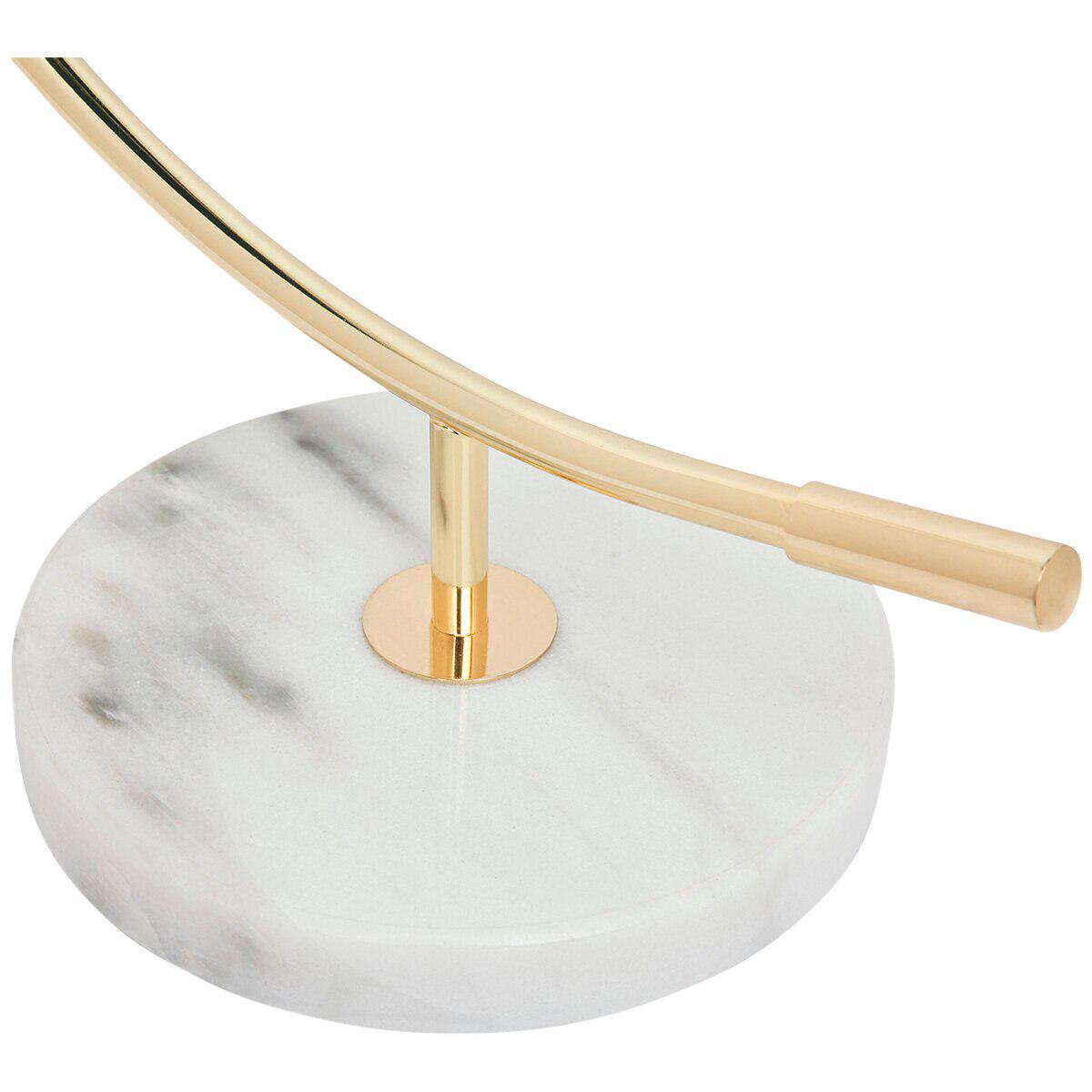 CAFE LIGHTING and LIVING Seville Table Lamp Gold/White