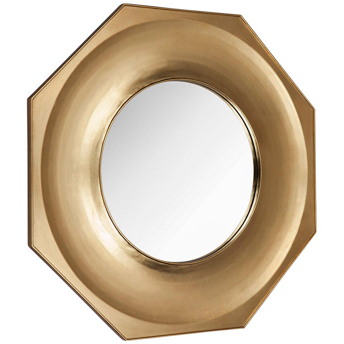 CAFE LIGHTING and LIVING Zander Hexagonal Mirror Gold