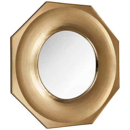 CAFE LIGHTING and LIVING Zander Hexagonal Mirror Gold