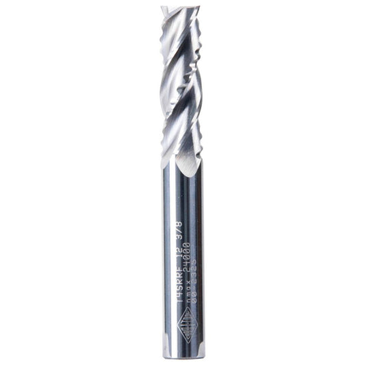 CARBITOOL 1 2inch TC Straight Up-Cut Rougher Finisher Router Bit for Wood - 1 2inch Shank T4XSLRF 16 1 2