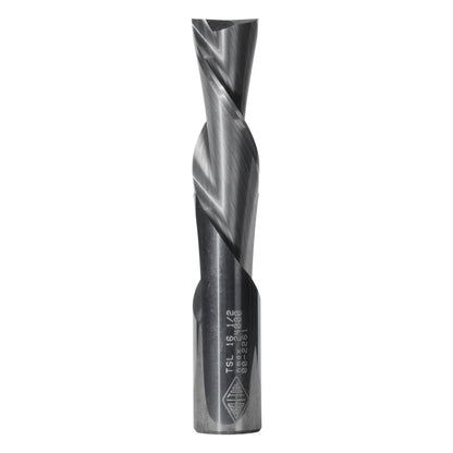 CARBITOOL 1 2inch TC Straight Down-Cut Spiral Router Bit for Non-Ferrous Metal - 1 2inch Shank TSL 16 1 2