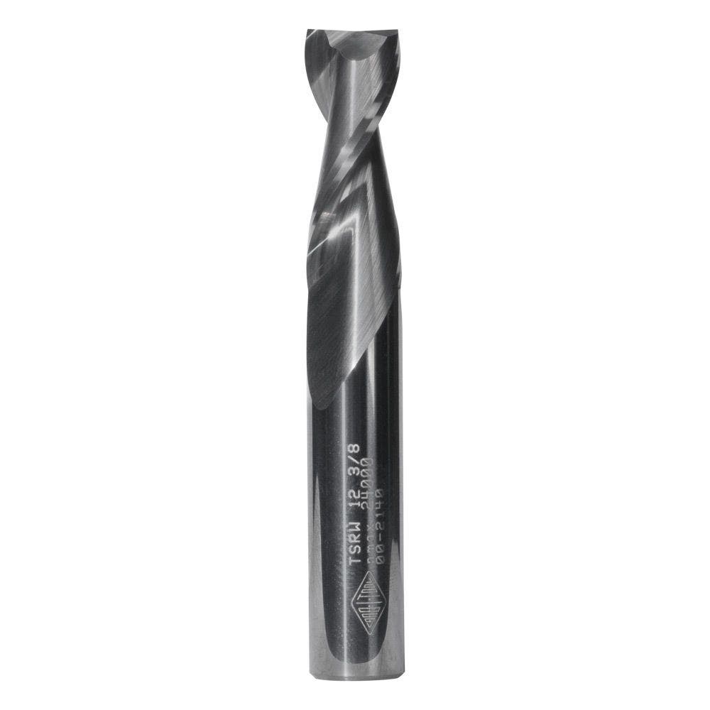 CARBITOOL 1 2inch TC Straight Up-Cut Spiral Router Bit for Non-Ferrous Metal - 1 2inch Shank TSR 16 1 2
