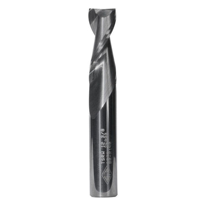 CARBITOOL 1 2inch TC Straight Up-Cut Spiral Router Bit for Non-Ferrous Metal - 1 2inch Shank TSR 16 1 2