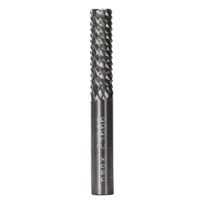 CARBITOOL 1 4inch TC Diamond Cut Straight Router Bit with End Cut for Fibreglass - 1 4inch Shank TG 8 E C