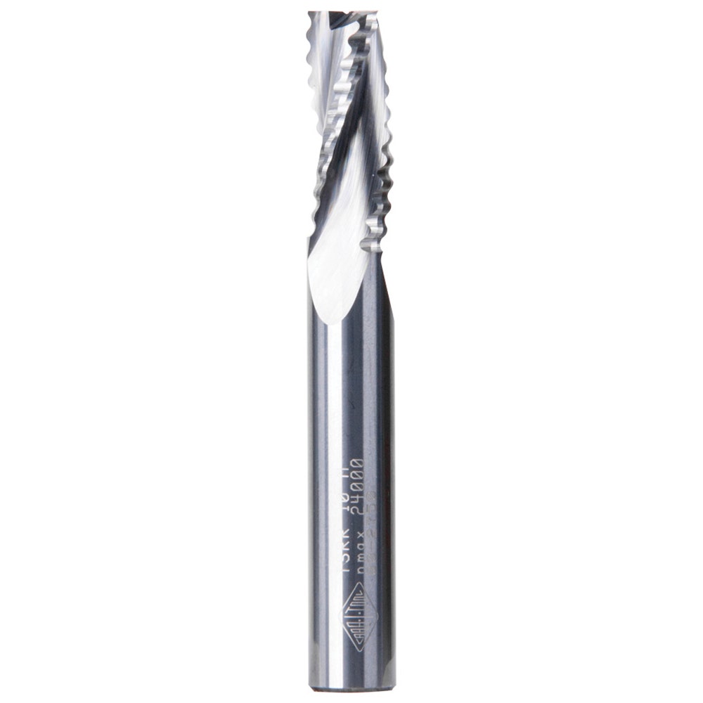 CARBITOOL 1 4inch TC Straight Up-Cut Roughing Spiral Router Bit for Wood - 1 4inch Shank TSRR 8