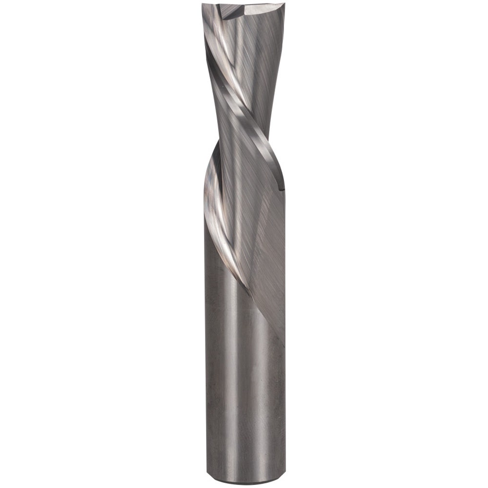 CARBITOOL 1 8inch TC-TiN Straight Down-Cut Finishing Spiral Router Bit for Wood - 1 4inch Shank TTSLW 4