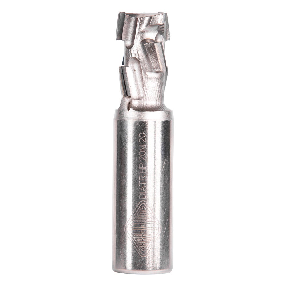 CARBITOOL 20 x 28 x 85mm Router Bit PCD Straight L-H 6+1FL 20mm-Shank DIATLHP20M20